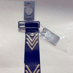 Vince Camuto Embellished Belt with Elastic Closure M/L